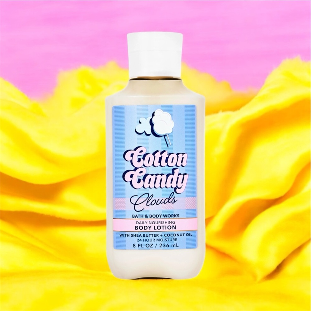 New Bath & Body Works Cotton Candy Clouds Body Lotion